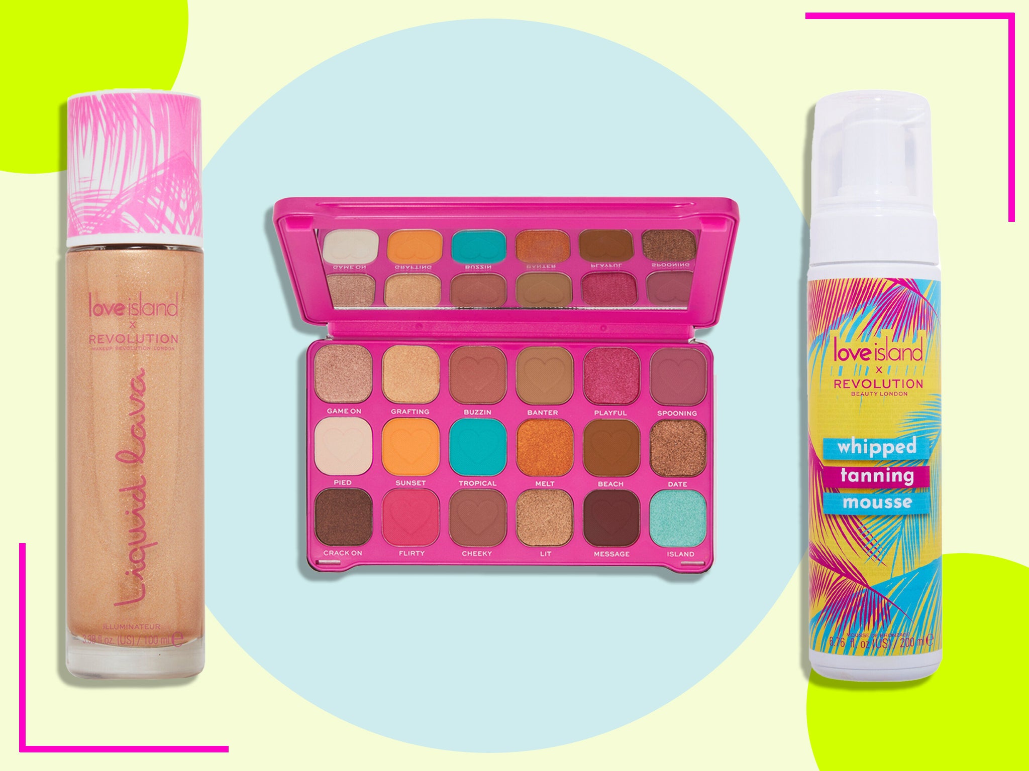 Love Island x Makeup Revolution 2022 What to buy from the new